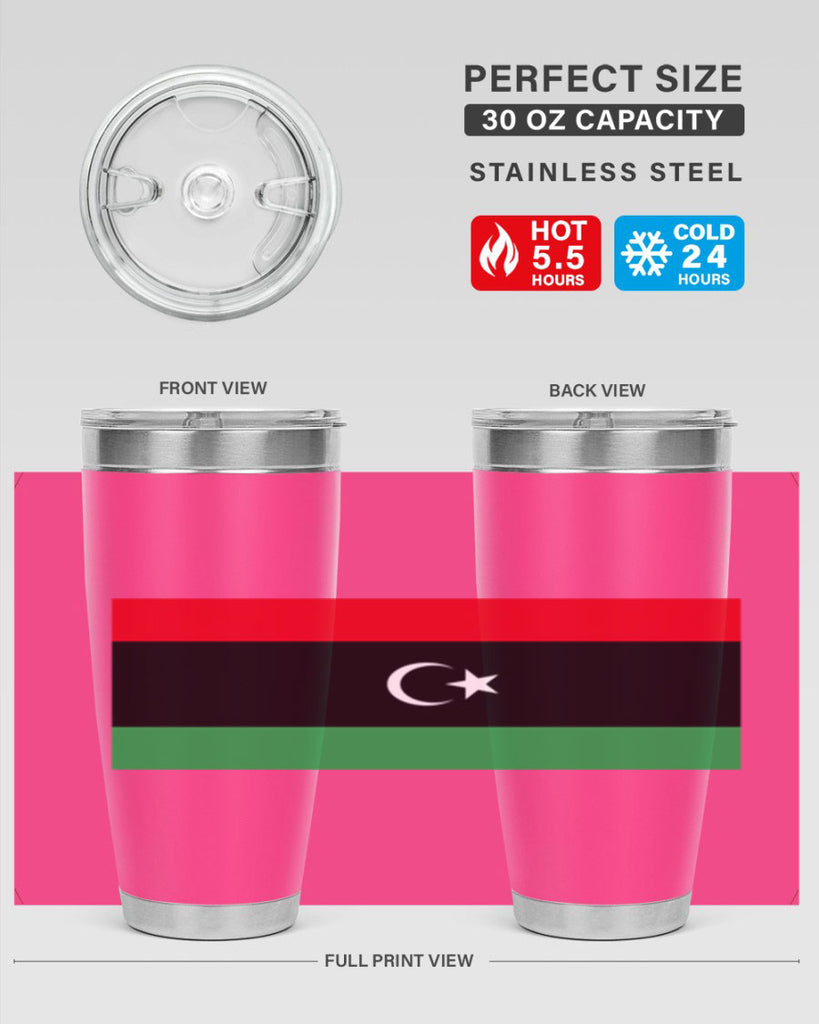 Libya 100#- world flags- Tumbler