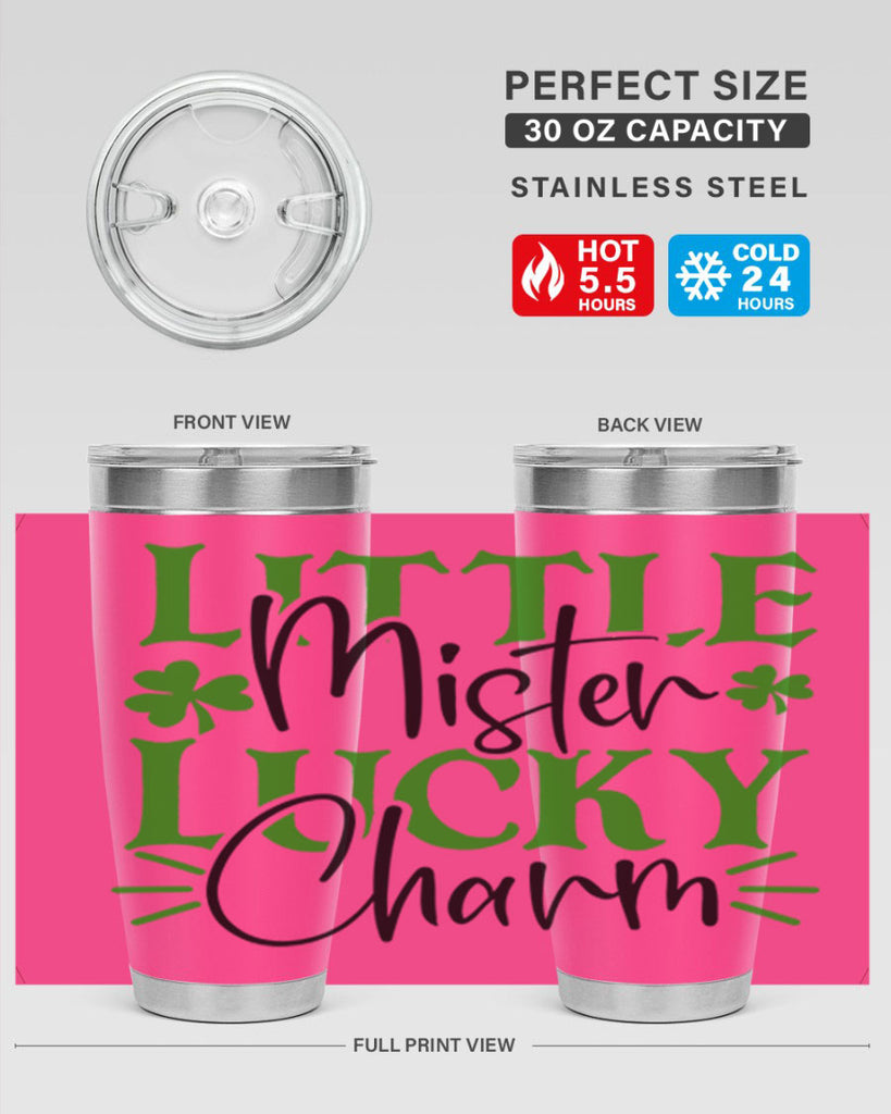 Little Mister Lucky Charm Style 153#- St Patricks Day- Tumbler