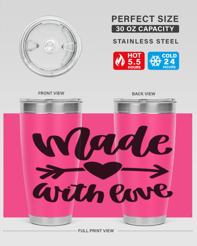 Made With Love Style 52#- baby- tumbler