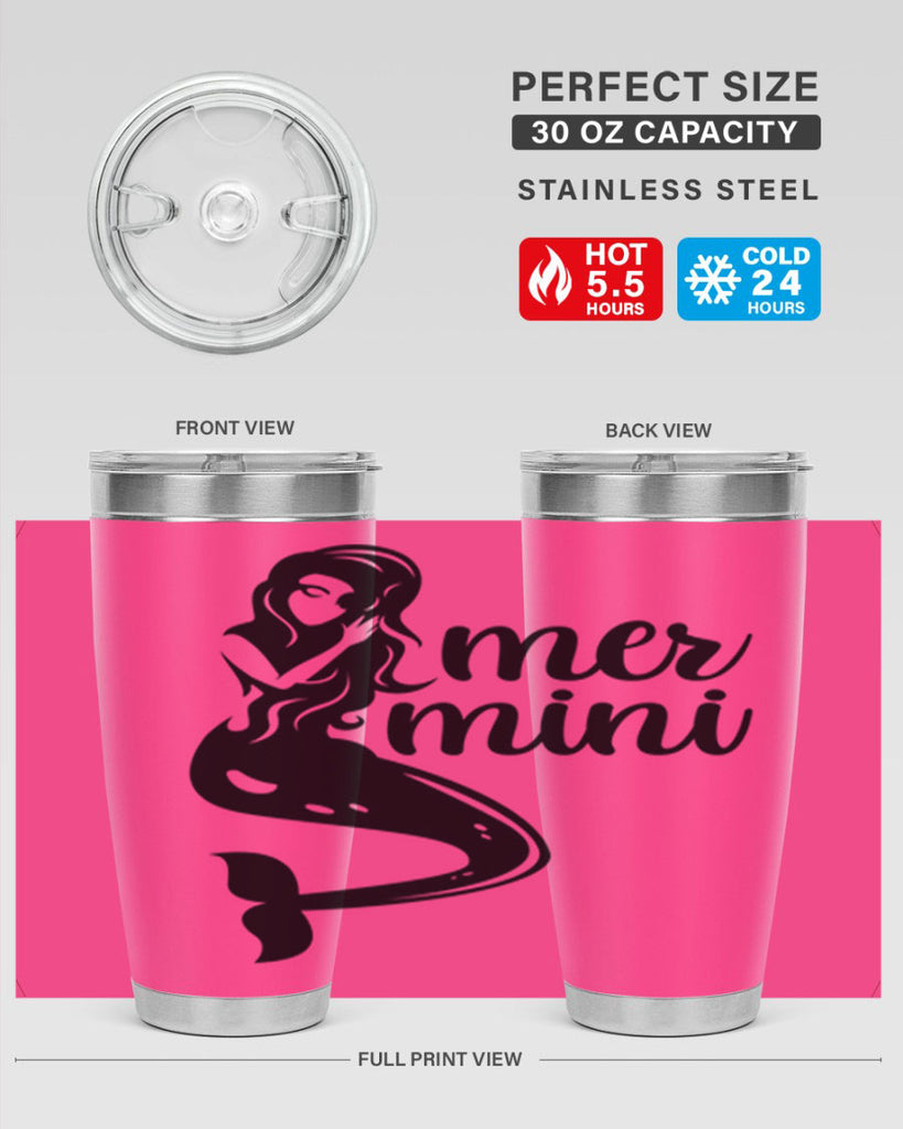 Mer mini 352#- mermaid- Tumbler