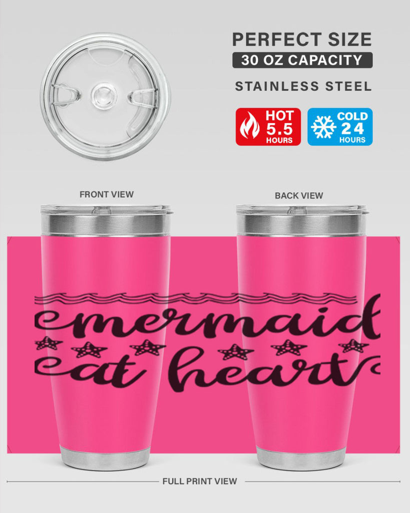 Mermaid at heart design 398#- mermaid- Tumbler