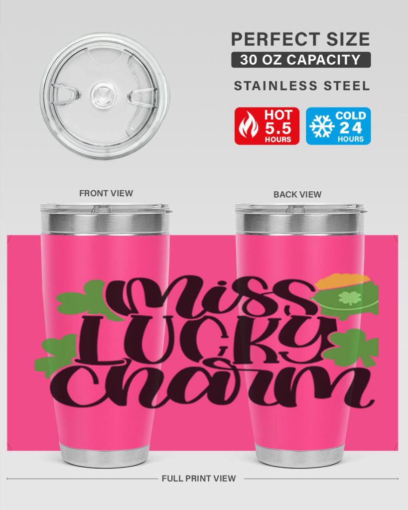 Miss Lucky Charm Style 48#- St Patricks Day- Tumbler