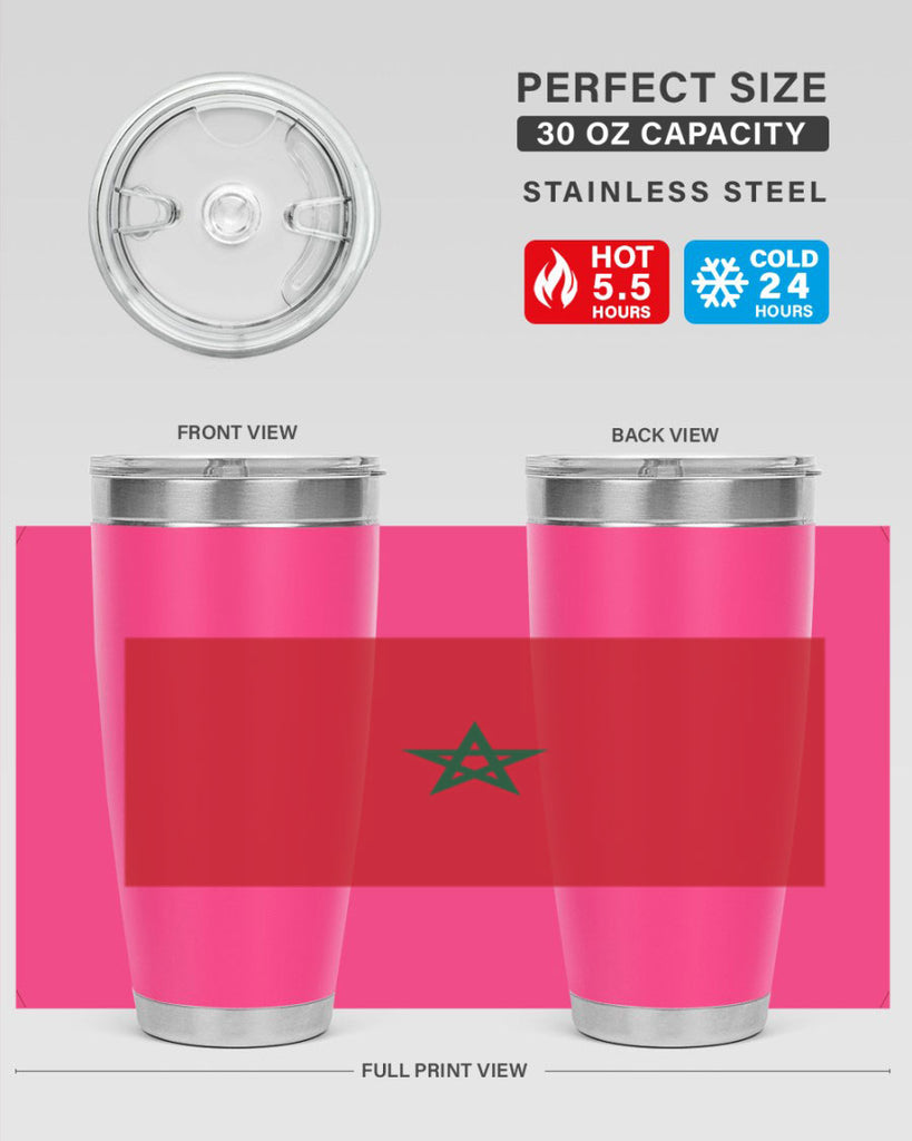 Morocco 81#- world flags- Tumbler