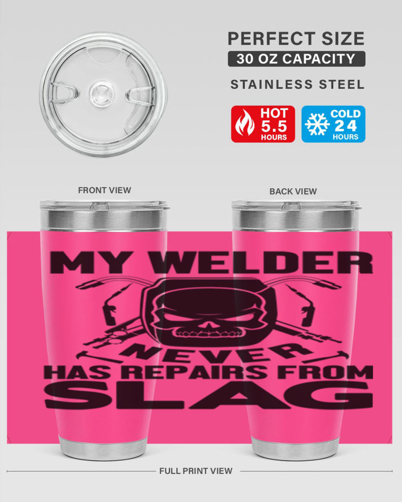 My welder never Style 7#- welder- tumbler