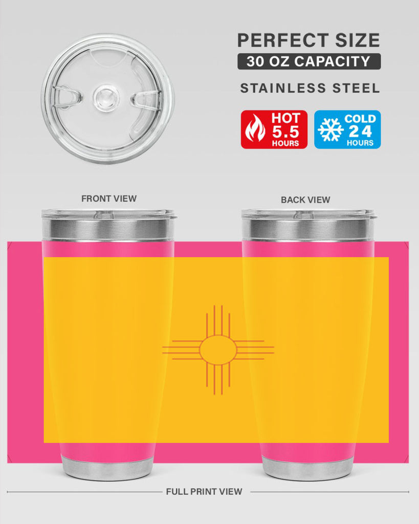 New Mexico 21#- Us Flags- Tumbler
