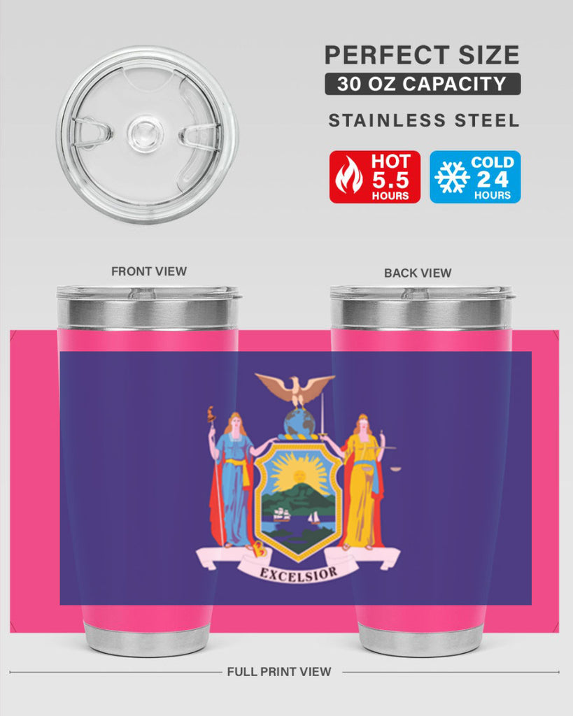 New York 20#- Us Flags- Tumbler