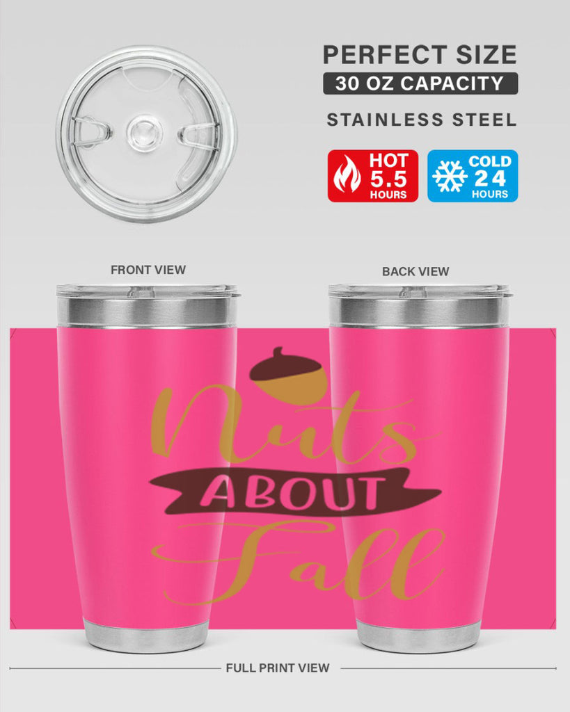 Nuts About Fall 442#- fall- Tumbler