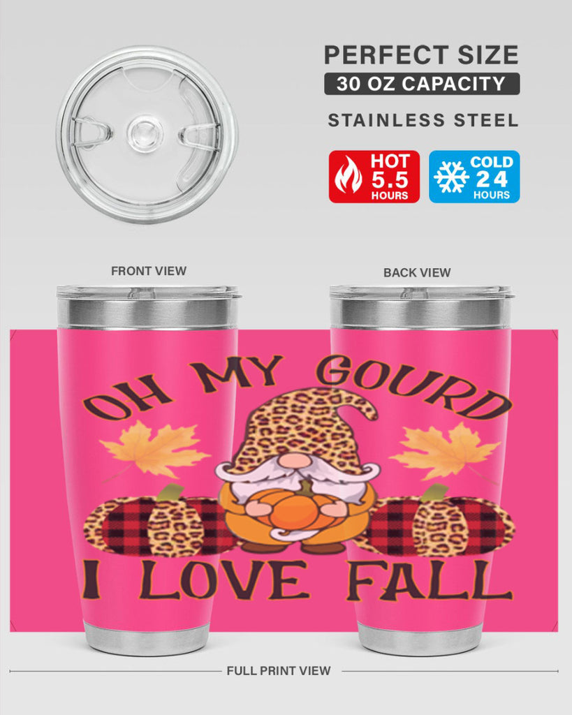 Oh My Gourd I Love Fall 456#- fall- Tumbler