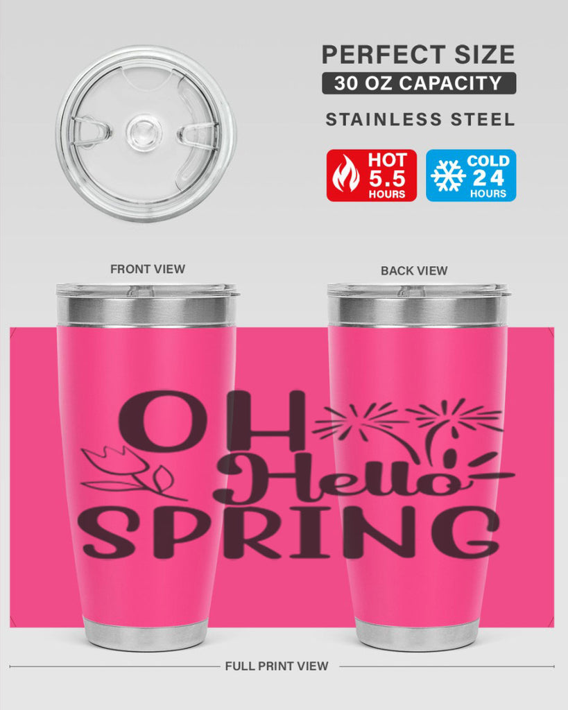 Oh hello spring 358#- spring- Tumbler