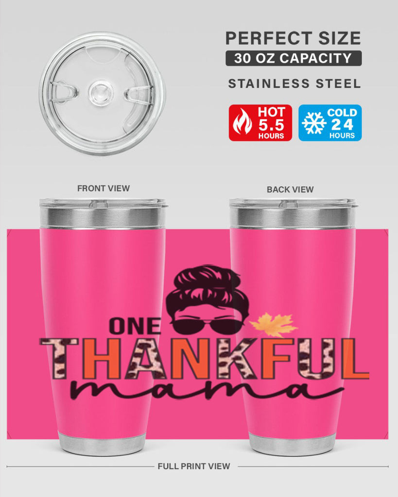 One thankful mama 463#- fall- Tumbler