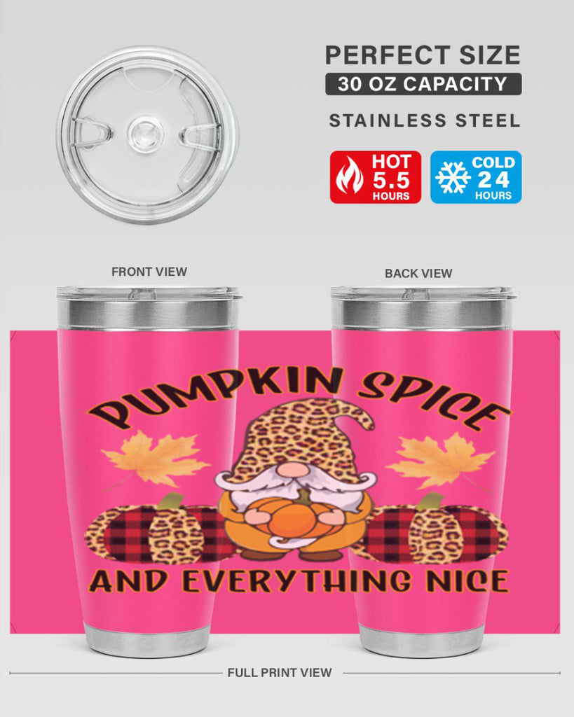 Pumpkin Spice and Everything Nice 534#- fall- Tumbler