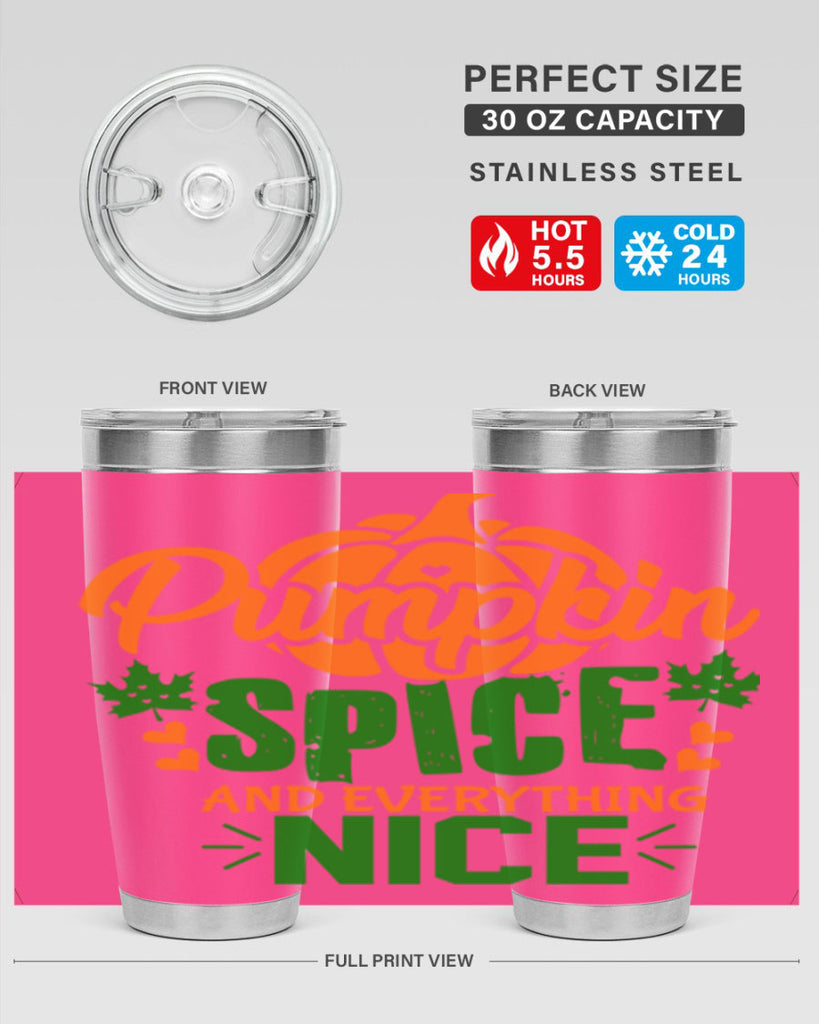 Pumpkin Spice and Everything Nice 538#- fall- Tumbler