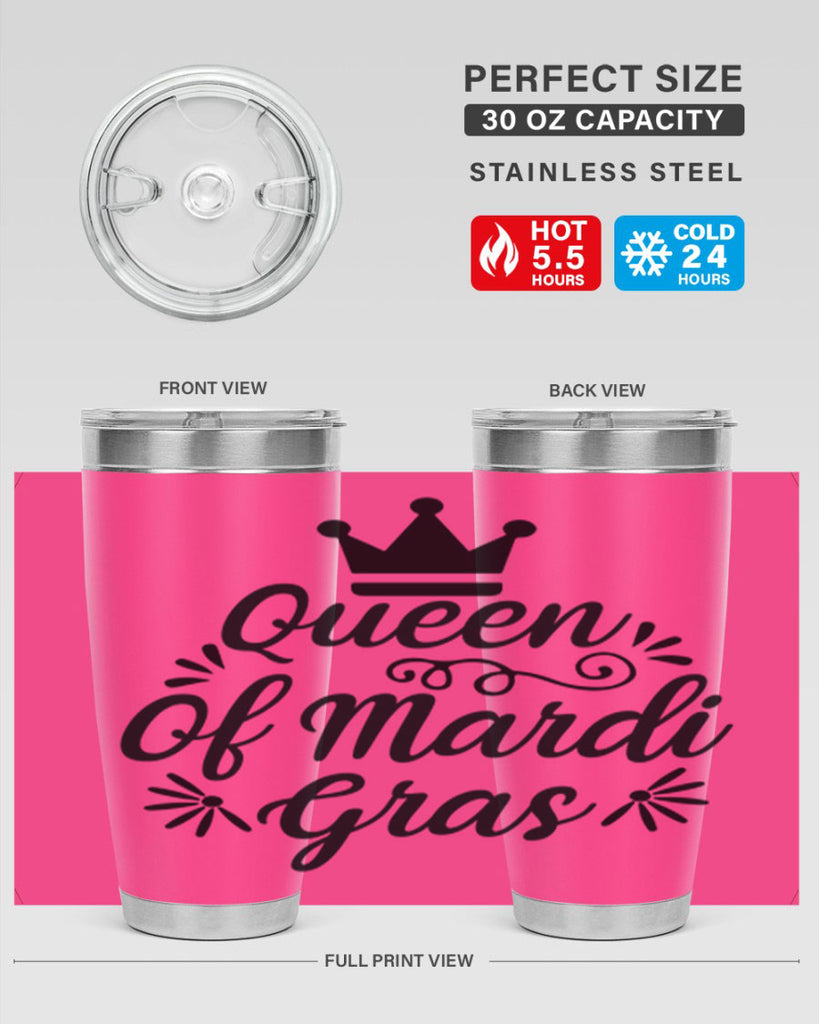 Queen Of Mardi Gras 135#- fashion- Cotton Tank