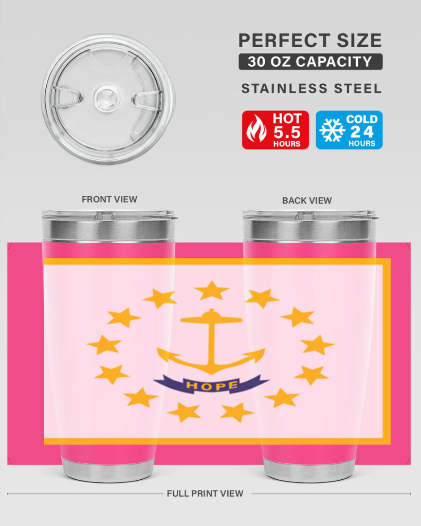 Rhode Island 13#- Us Flags- Tumbler