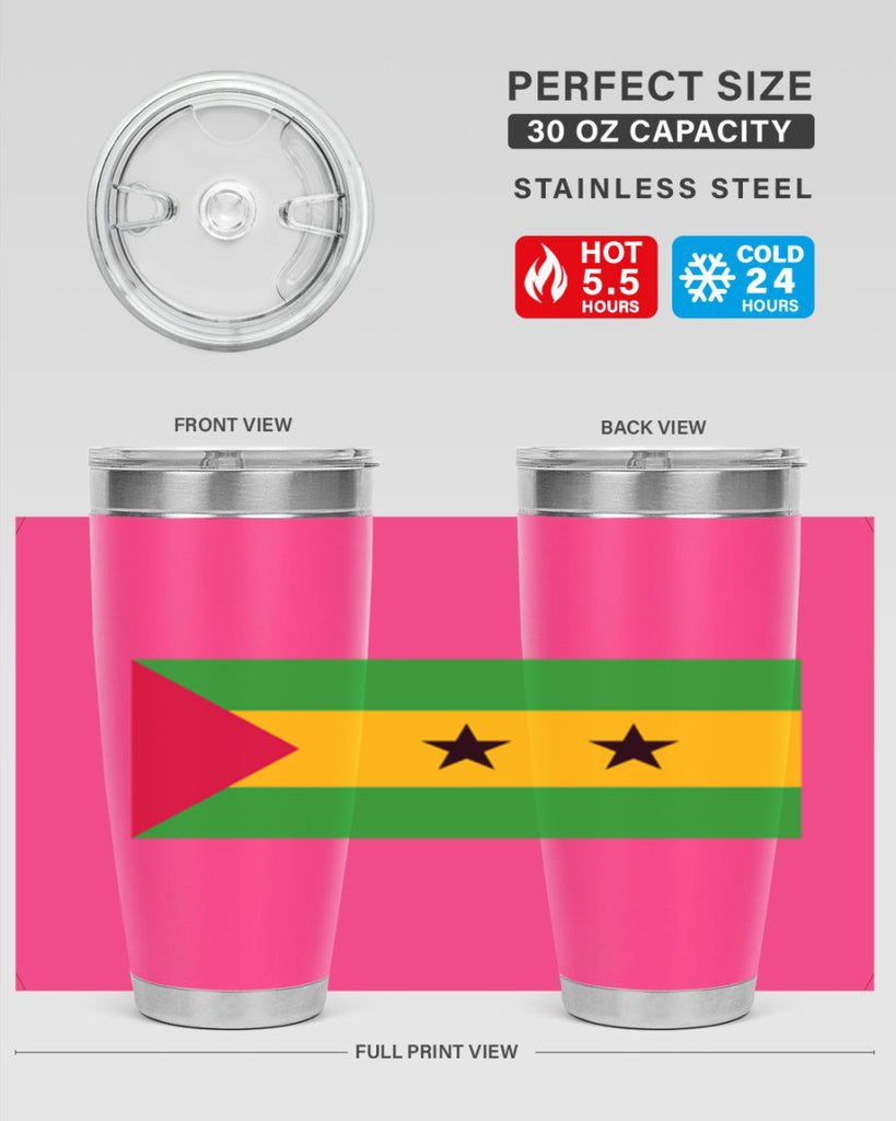 Sao Tome and Principe 47#- world flags- Tumbler