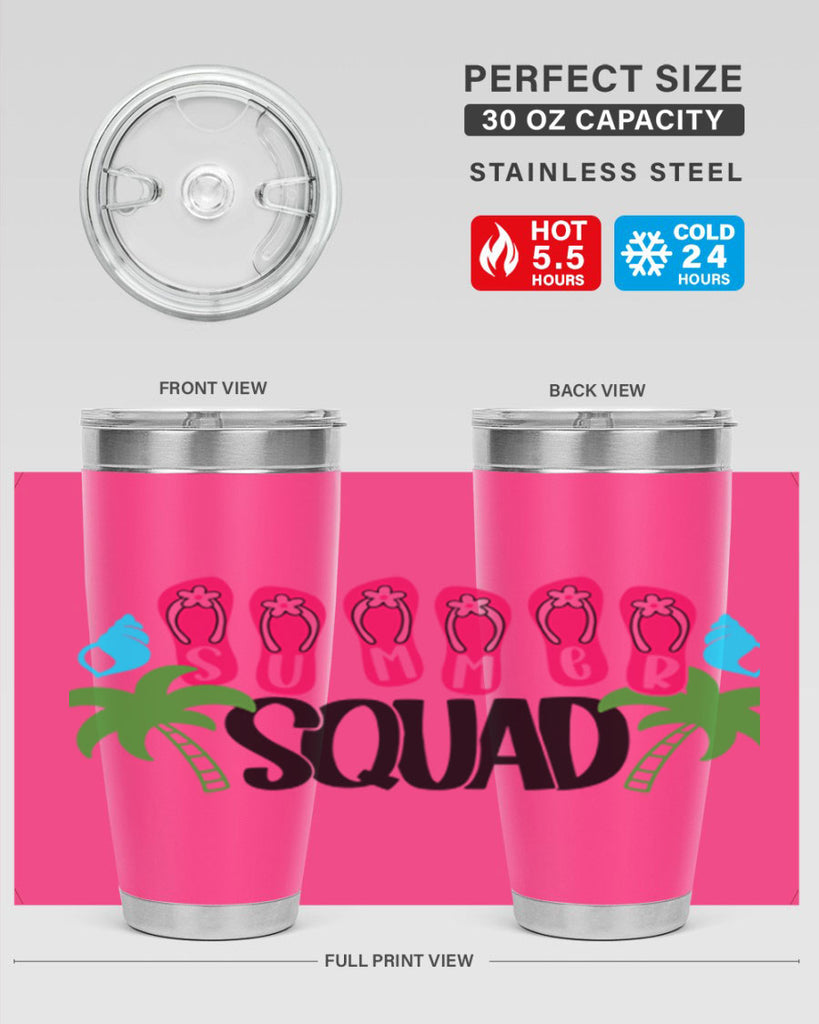 Summer Squad Style 22#- summer- Tumbler