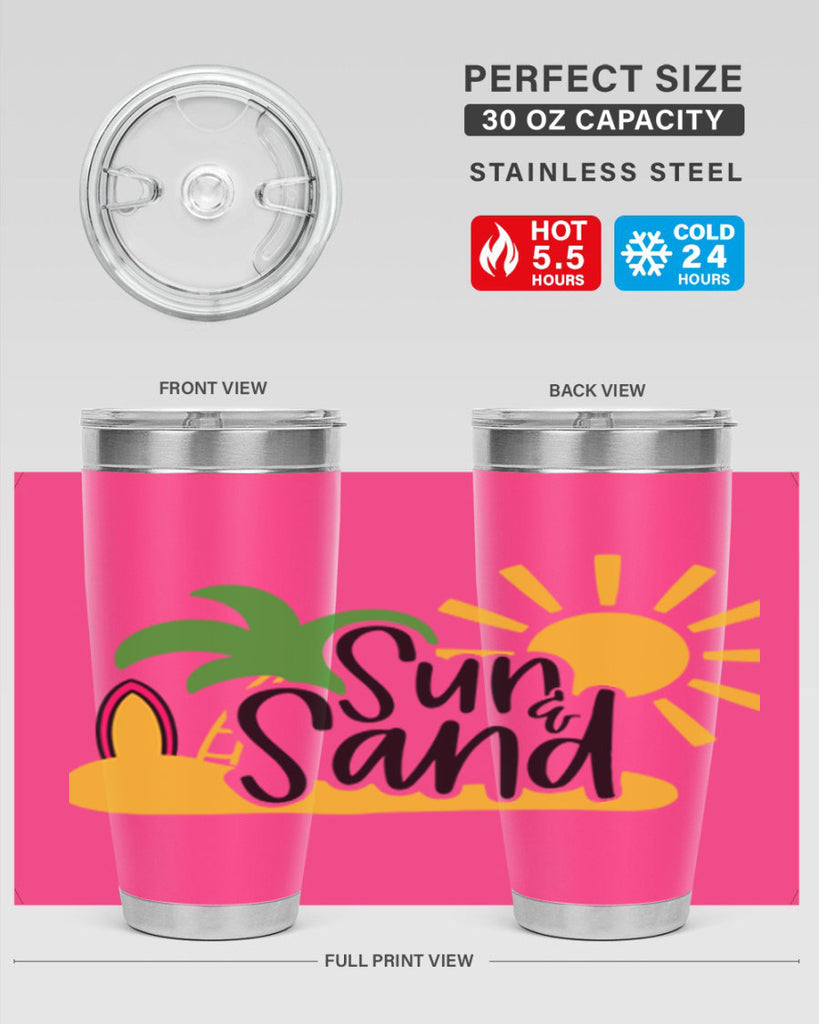 Sun Sand Style 17#- summer- Tumbler
