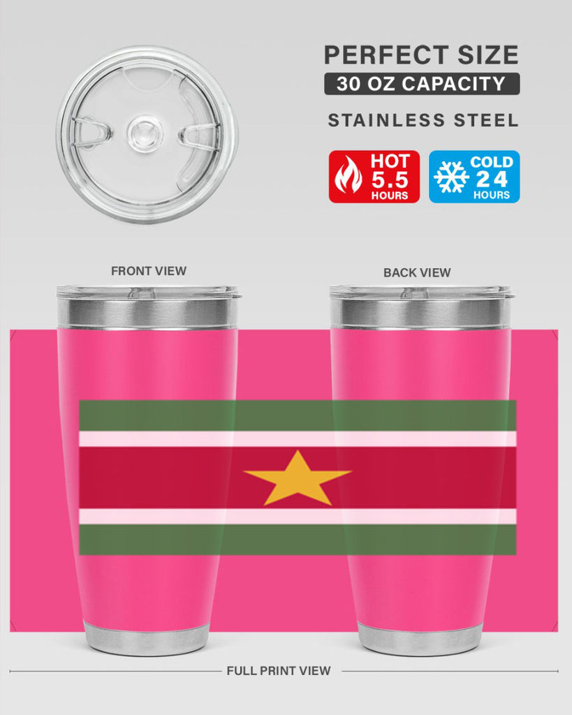 Suriname 30#- world flags- Tumbler