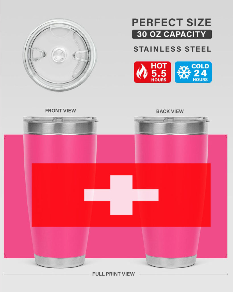 Switzerland 28#- world flags- Tumbler