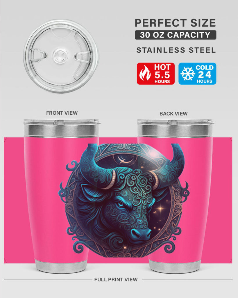 Taurus 485#- zodiac- Tumbler