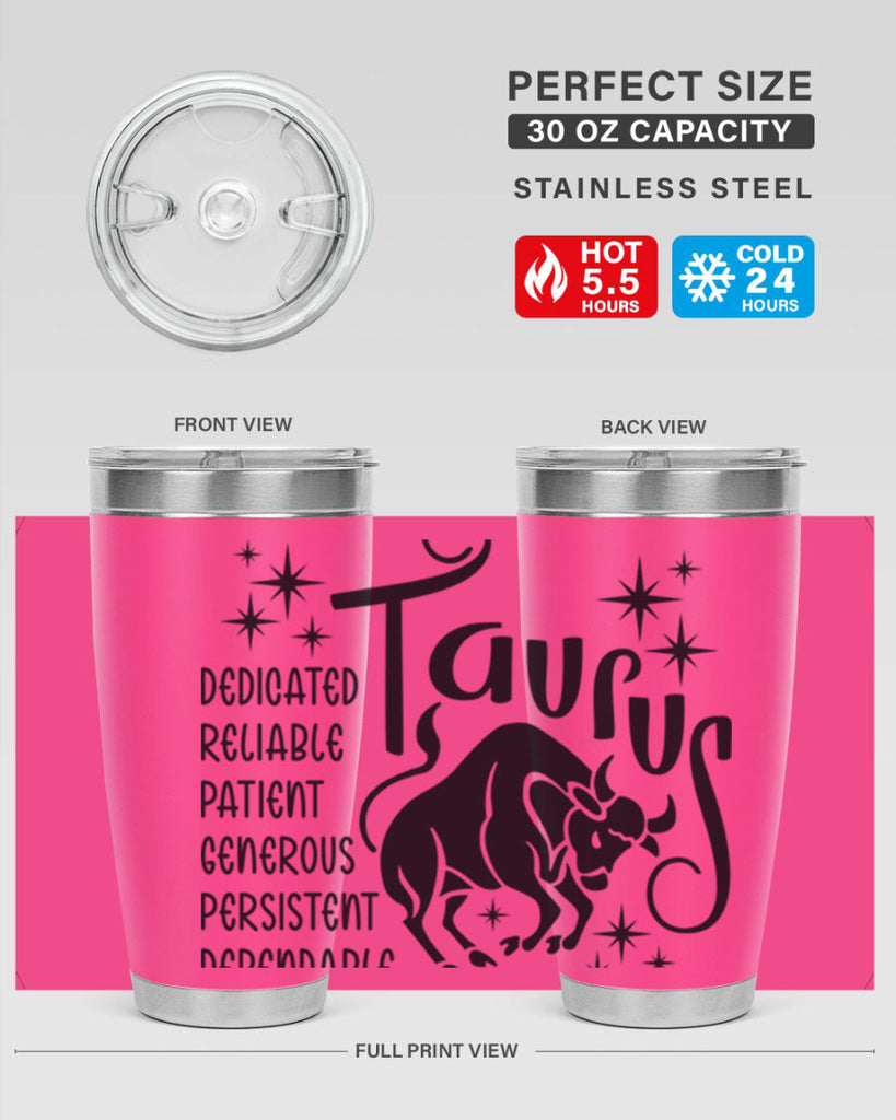 Taurus 486#- zodiac- Tumbler