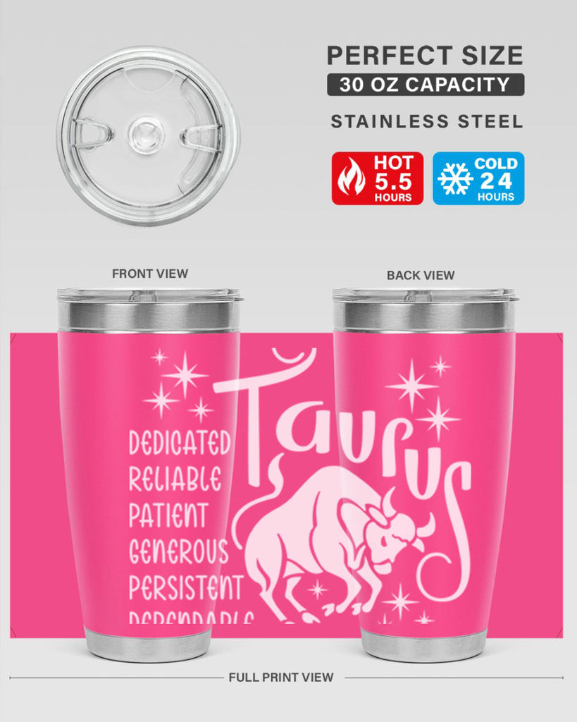 Taurus 491#- zodiac- Tumbler
