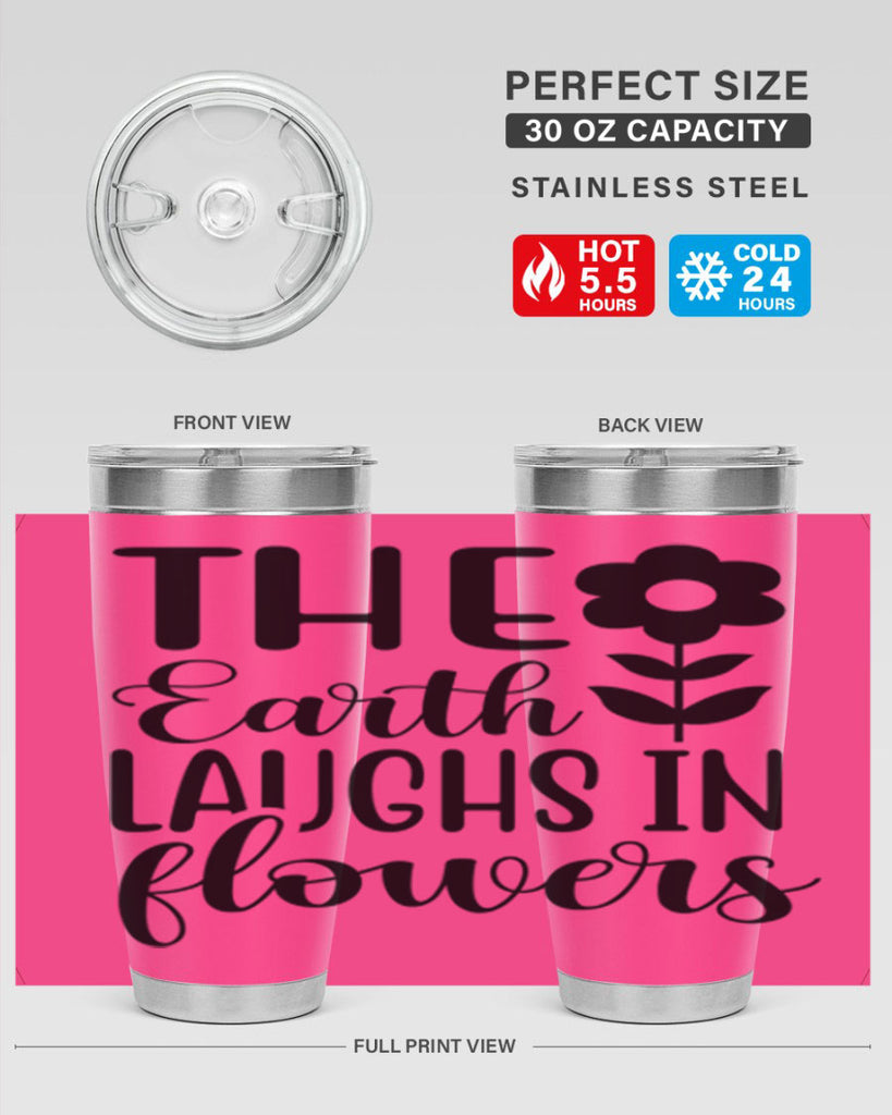 The earth laughs in flowers 548#- spring- Tumbler