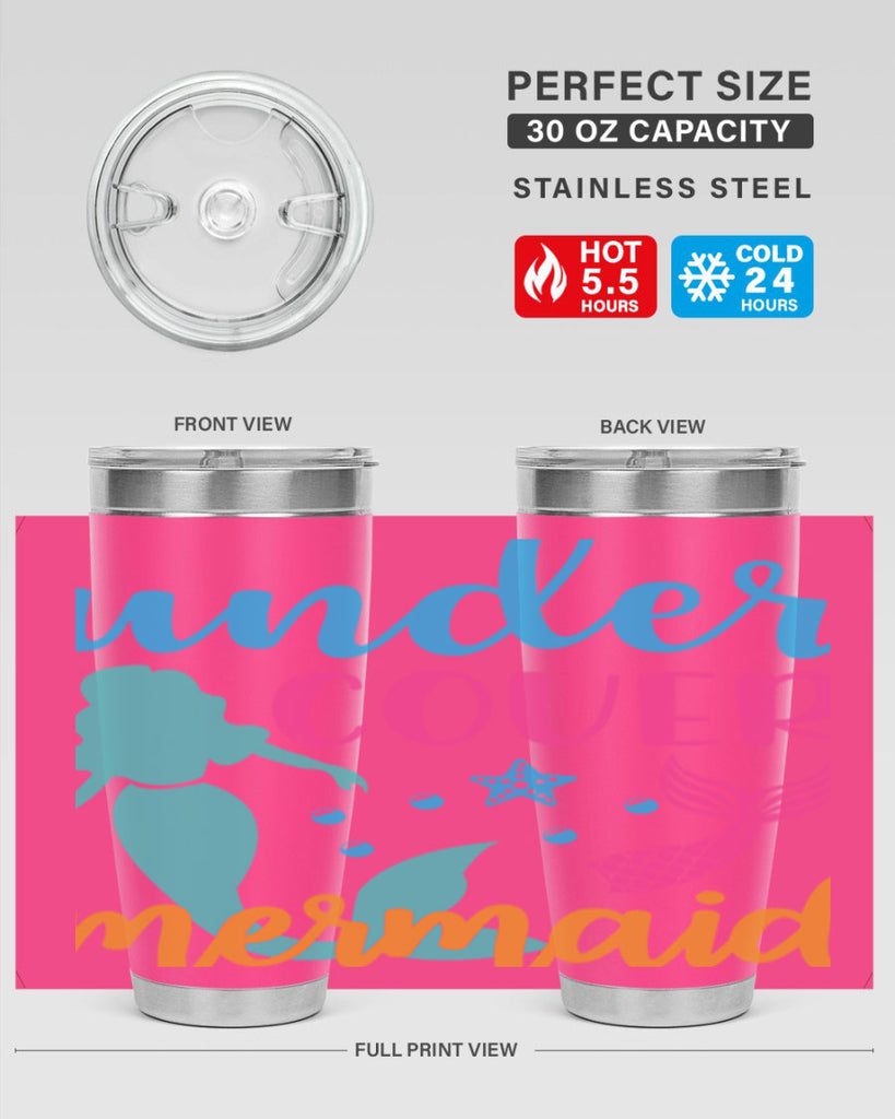 Under Cover Mermaid Design 654#- mermaid- Tumbler