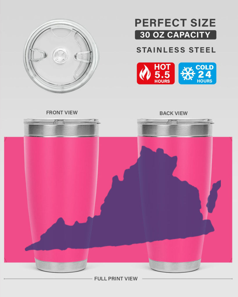 Virginia 5#- stateflags- Tumbler