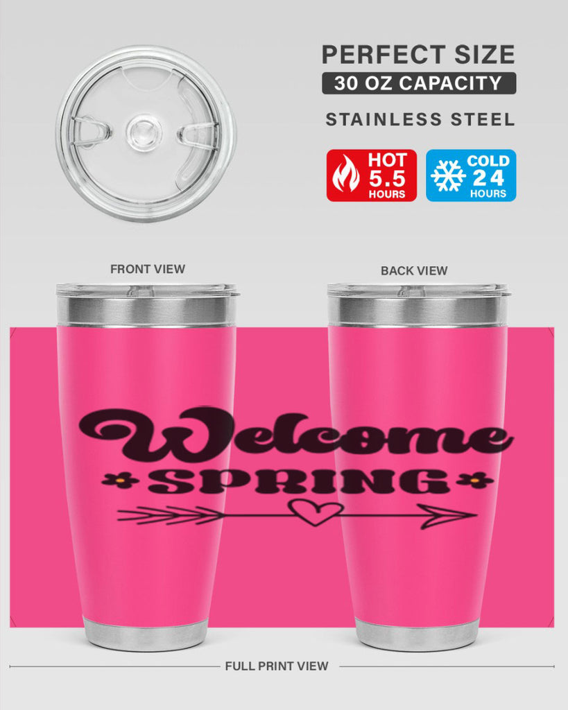 Welcome spring  596#- spring- Tumbler