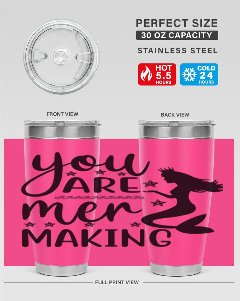 You are mer making 684#- mermaid- Tumbler