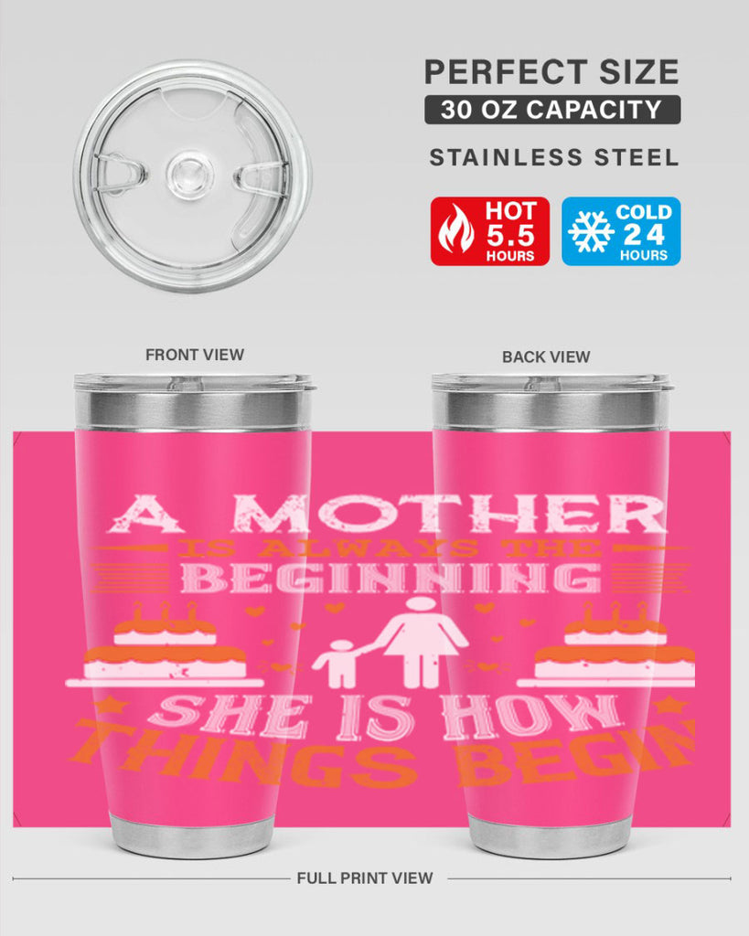 a mother is your first friend 12#- mothers day- Tumbler