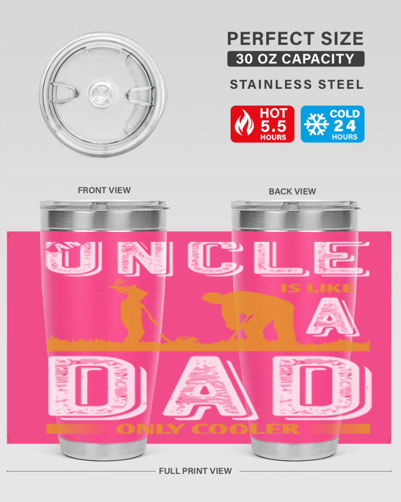 an uncle is like a dad only cooler 167#- fathers day- Tumbler