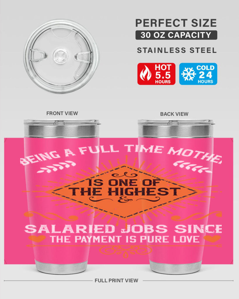 being a fulltime mother is 84#- mothers day- Tumbler