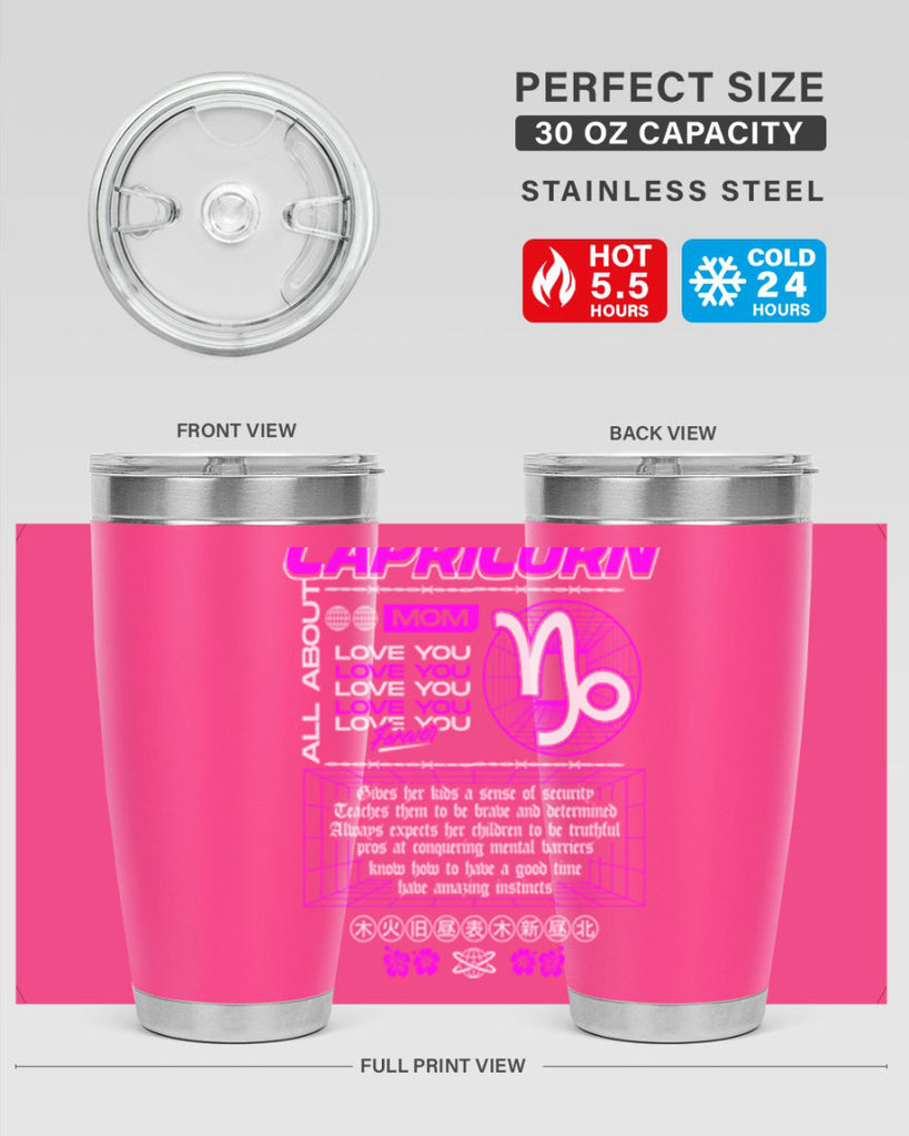 capricorn 208#- zodiac- Tumbler