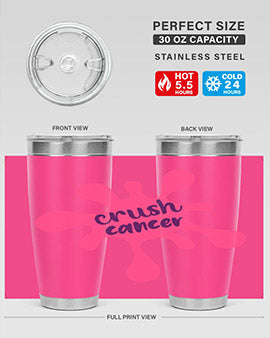 crush cancer Style 18#- breast cancer- Tumbler