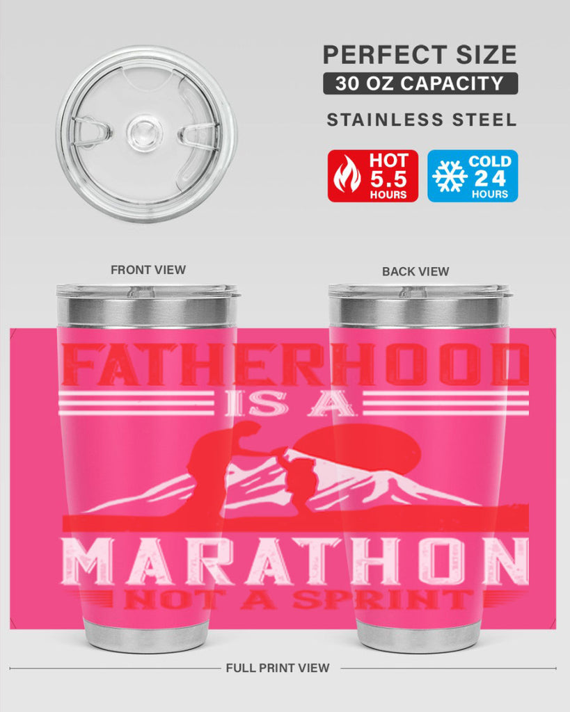 fatherhood is a marathon not a sprint 261#- fathers day- Tumbler