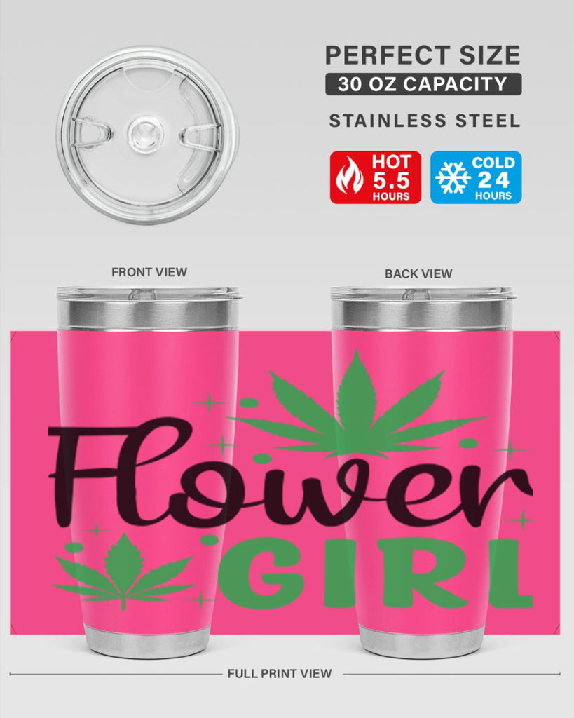 flower girl 83#- marijuana- Tumbler