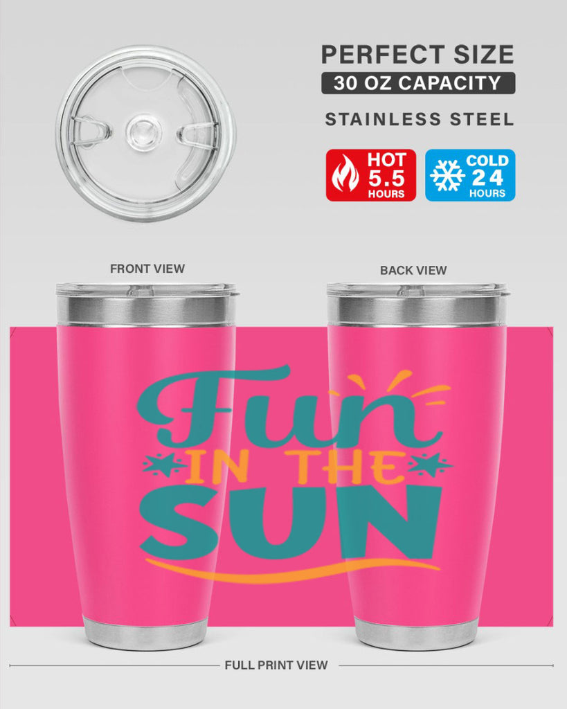 fun in the sun Style 103#- summer- Tumbler