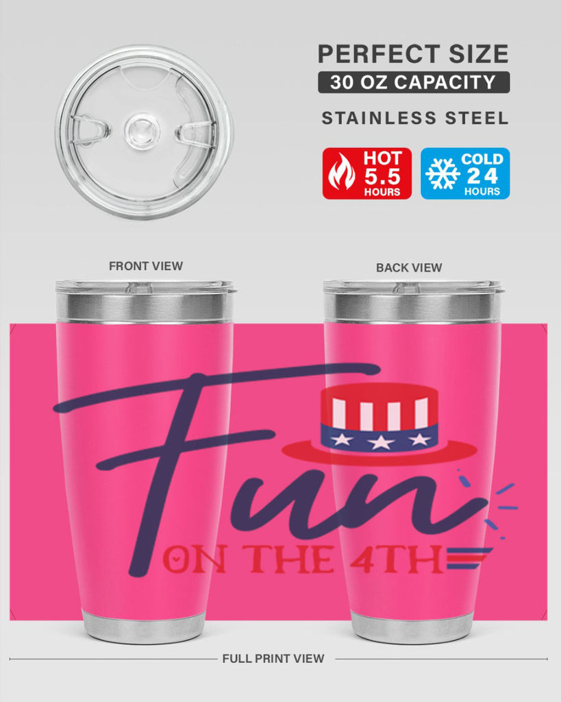 fun on the th Style 18#- Fourt Of July- Tumbler
