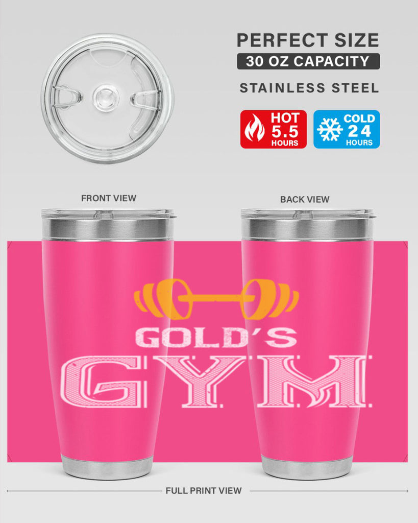 gold gym 101#- gym- Tumbler