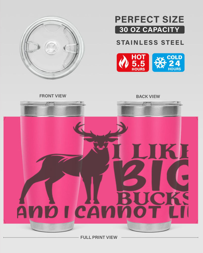 i like big bucks and i cannot lie 8#- hunting- Tumbler