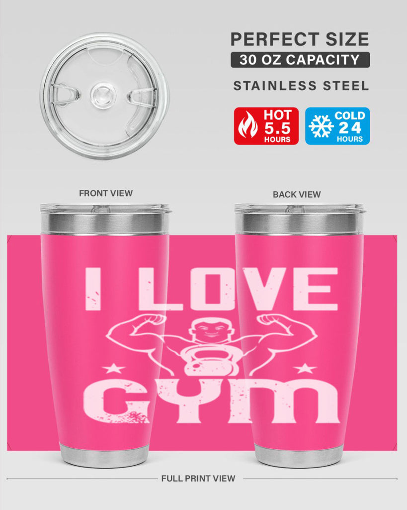 i love gym 88#- gym- Tumbler