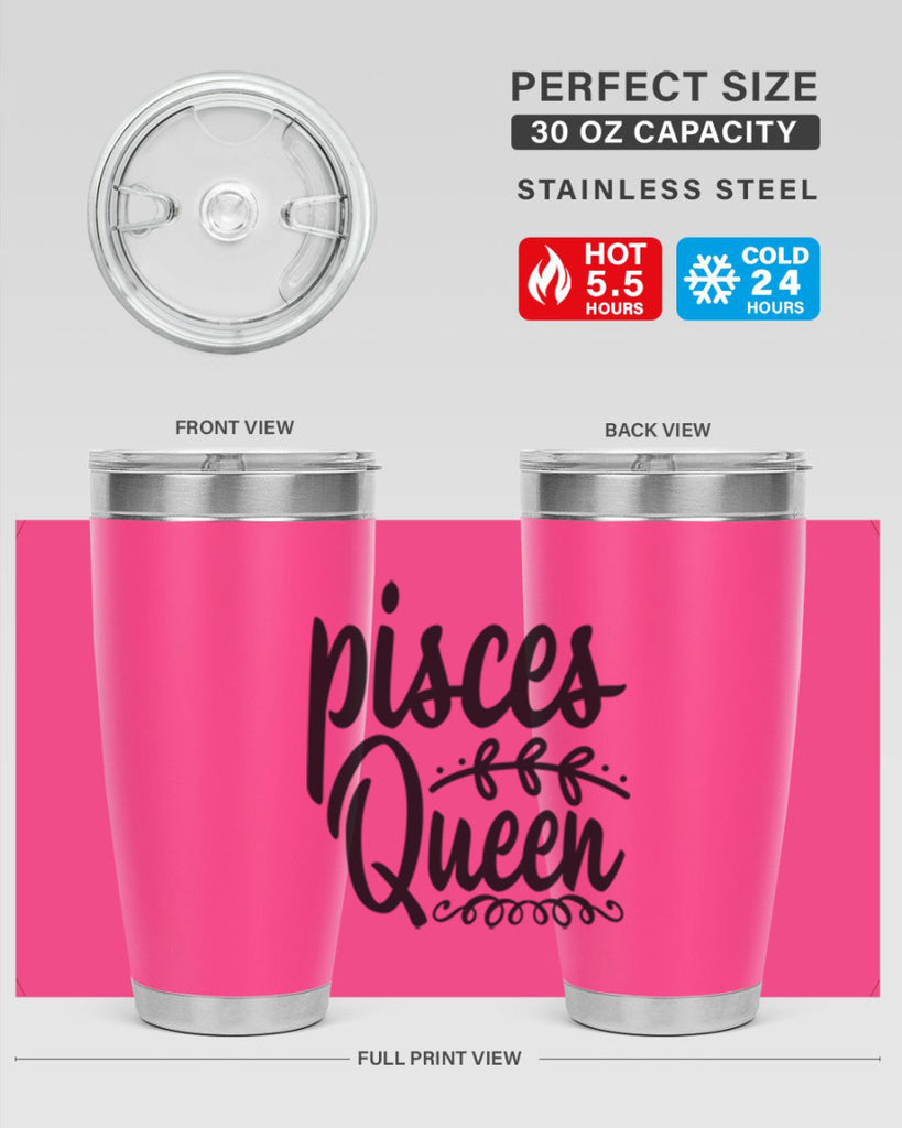 pisces queen 378#- zodiac- Tumbler