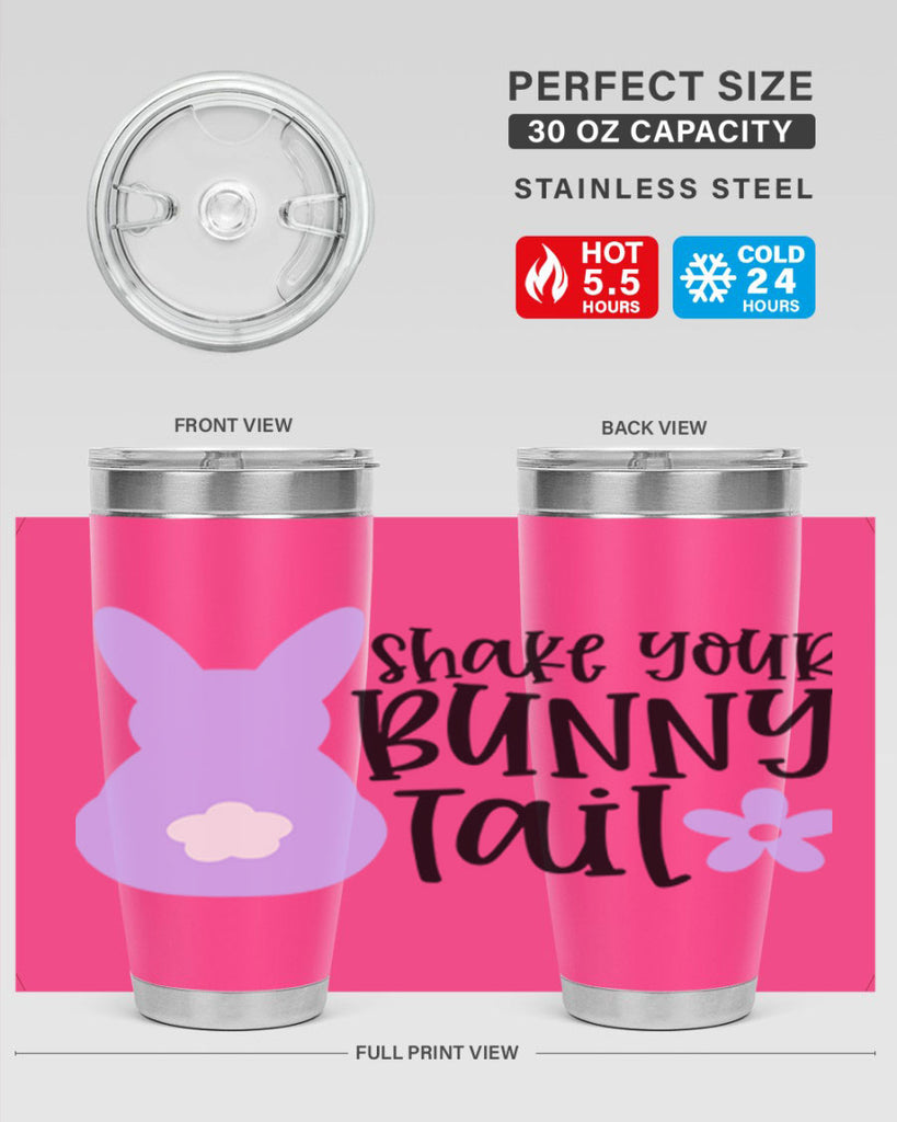 shake your bunny tail 12#- easter- Tumbler