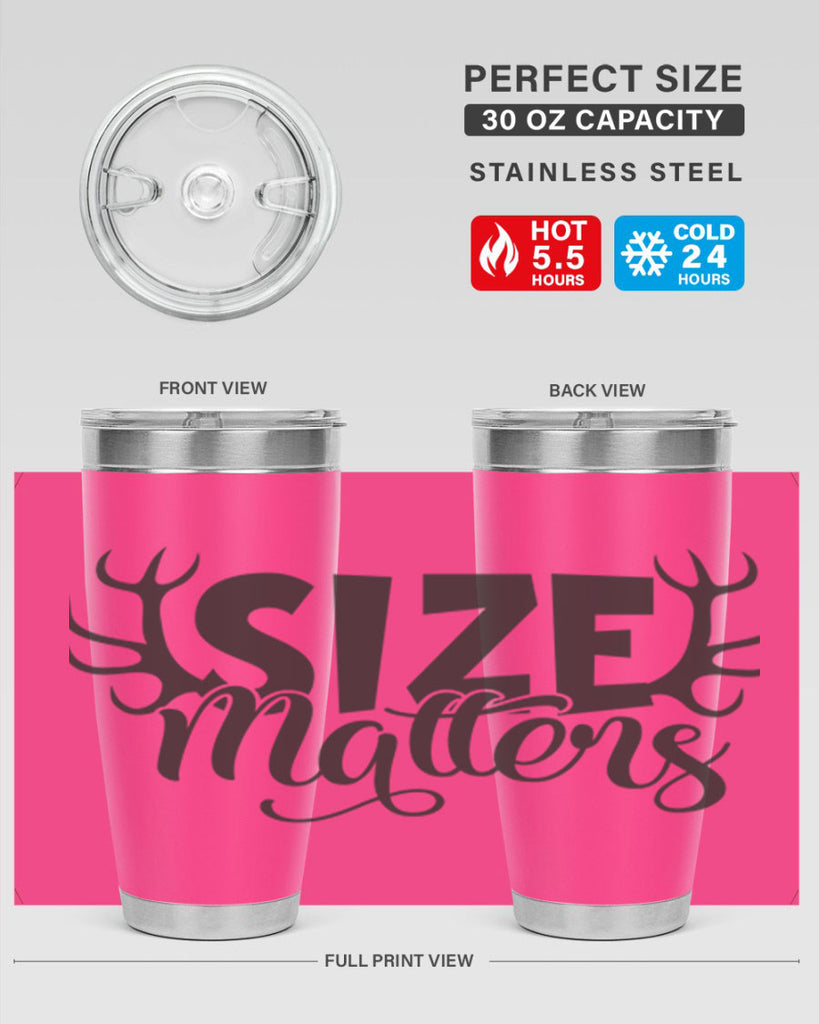 size matters 2#- hunting- Tumbler