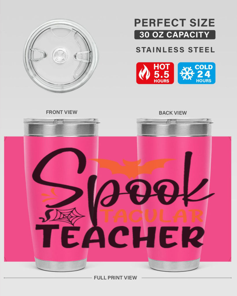 spooktacular teacher 106#- halloween- Tumbler