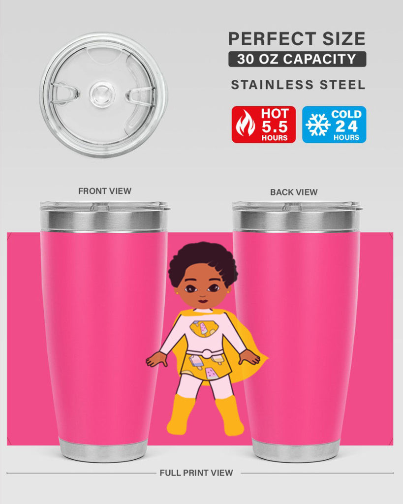 super kid 10#- black men - boys- tumbler