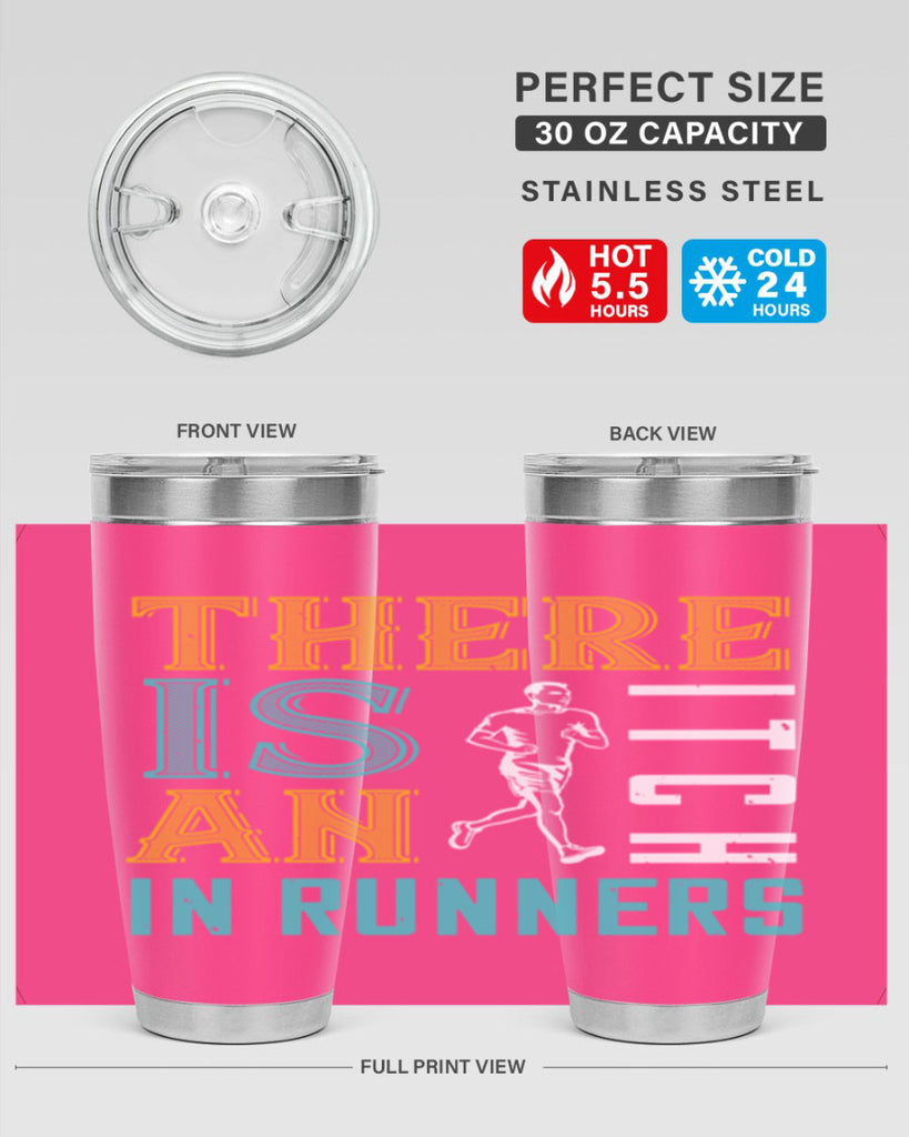 there is an itch in runners 9#- running- Tumbler