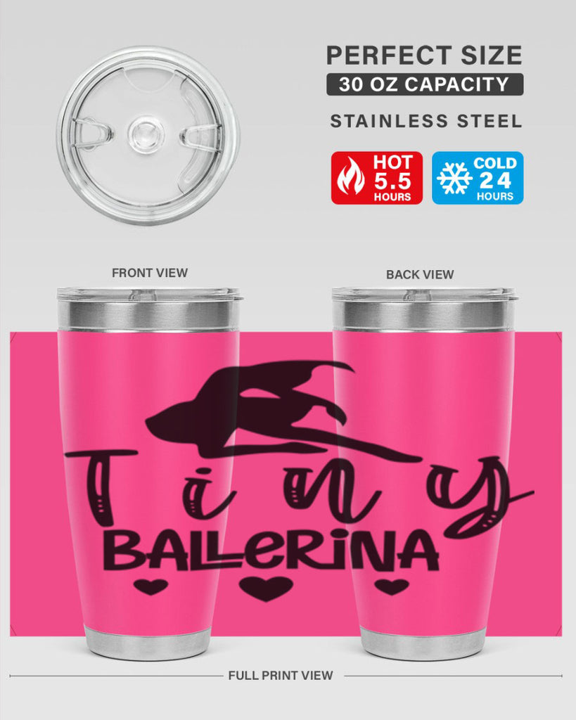 tiny ballerina 88#- ballet- Tumbler